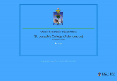 SJC-ERP| Office of the Controller of Examinations | Login SJC-ERP| Office of the Controller of Examinations | Login
