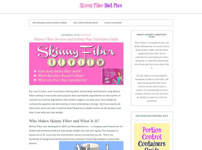 Skinny Fiber Diet Plan: Become a Slimmer and Healthier You! Skinny Fiber Diet Plan: Become a Slimmer and Healthier You!