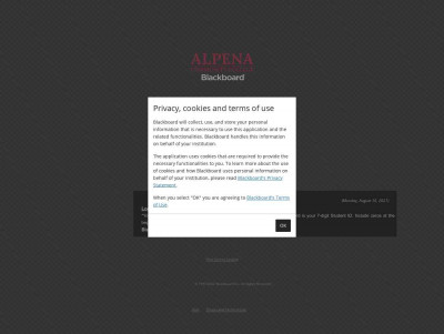 Blackboard - Alpena Community College Blackboard - Alpena Community College
