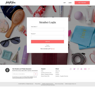 FabFitFun: Login FabFitFun: Login