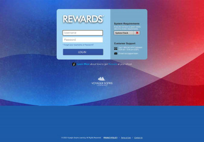 REWARDS Login Page - Voyager Sopris Learning REWARDS Login Page - Voyager Sopris Learning