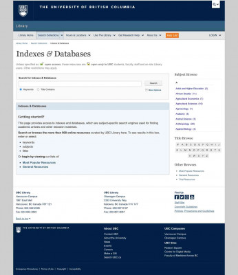 Thomson ONE - Indexes & Databases | UBC Library Index ... Thomson ONE - Indexes & Databases | UBC Library Index ...