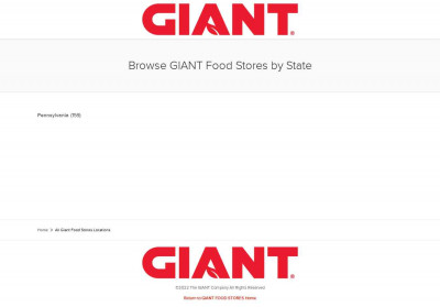 GIANT Food Stores at 2180 West Chester Pike Broomall, PA GIANT Food Stores at 2180 West Chester Pike Broomall, PA