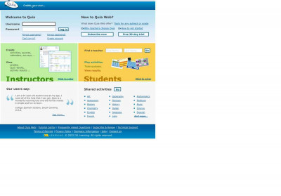 Student Zone - Quia Student Zone - Quia