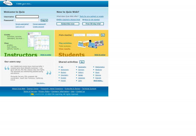 Quia Login Test Quia Login Test