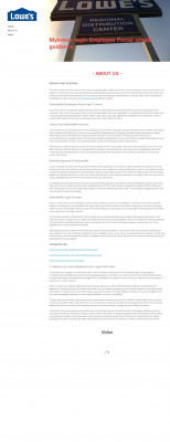 Mylowes login Employee Portal simple guidance on Strikingly Mylowes login Employee Portal simple guidance on Strikingly