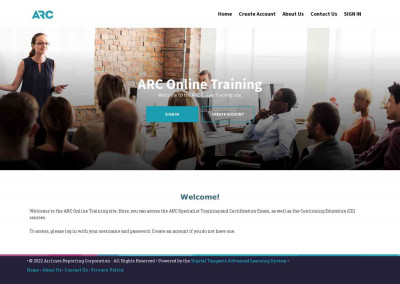 SIGN IN - ARC Online Training SIGN IN - ARC Online Training