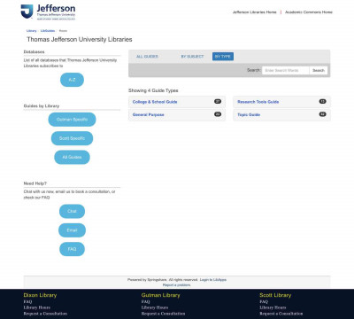 Nursing - LibGuides at Thomas Jefferson University Nursing - LibGuides at Thomas Jefferson University