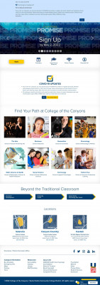 College of the Canyons Home College of the Canyons Home