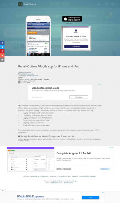 Download Rehab Optima Mobile app for iPhone and iPad Download Rehab Optima Mobile app for iPhone and iPad