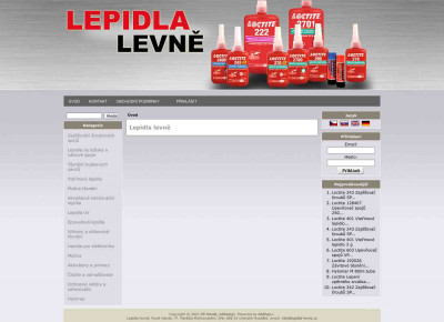 Lepidla levně, e-shop Lepidla levně, e-shop