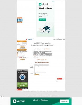 Register, Username, First name, Country, Free SMS Register, Username, First name, Country, Free SMS