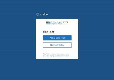 Exelon HR Solutions Hub Exelon HR Solutions Hub