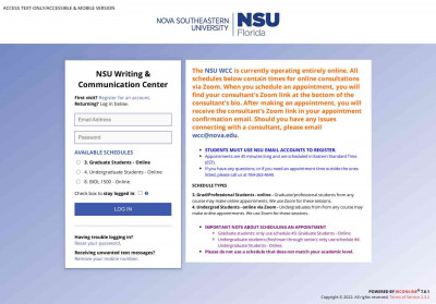 NSU Writing & Communication Center NSU Writing & Communication Center