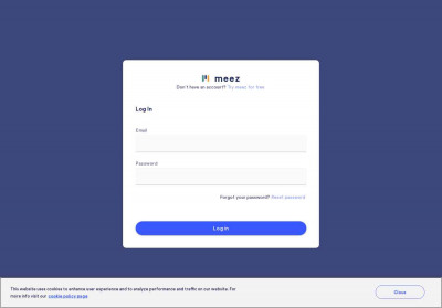 Login - meez Login - meez