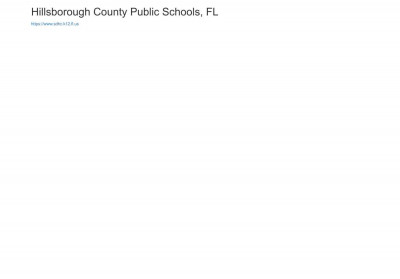 Hillsborough County Public Schools, FL Hillsborough County Public Schools, FL