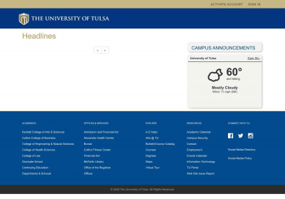 google-plus - The University of Tulsa google-plus - The University of Tulsa