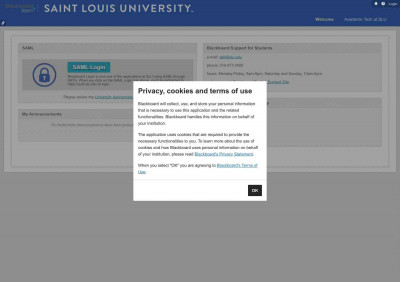 Blackboard - Saint Louis University Blackboard - Saint Louis University