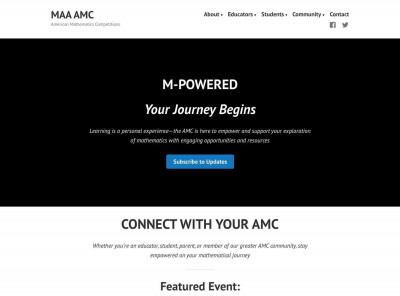 The American Mathematics Competitions | Students - MAA AMC The American Mathematics Competitions | Students - MAA AMC