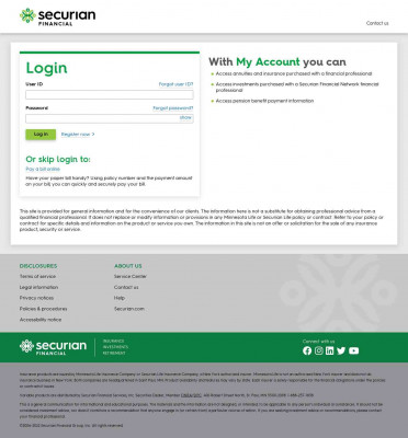 Login - Securian Financial Login - Securian Financial