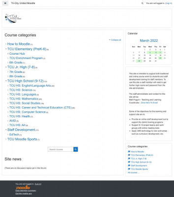 TCU Moodle TCU Moodle