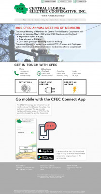 Contact CFEC - Central Florida Electric Cooperative Contact CFEC - Central Florida Electric Cooperative