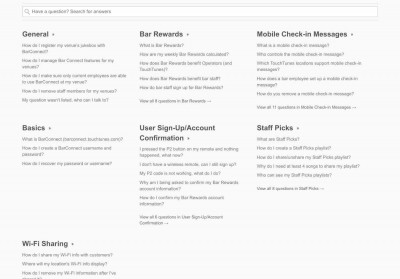 How do I manage Bar Connect features for my venues? How do I manage Bar Connect features for my venues?