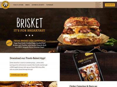 Einstein Bros. Bagels: Home Einstein Bros. Bagels: Home