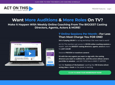 The TV Actors' Network - Act On This The TV Actors' Network - Act On This
