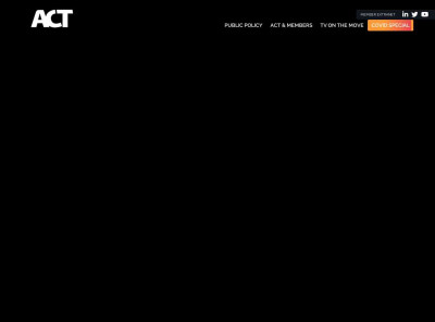 ACT, Association of Commercial Television and Video on ... ACT, Association of Commercial Television and Video on ...