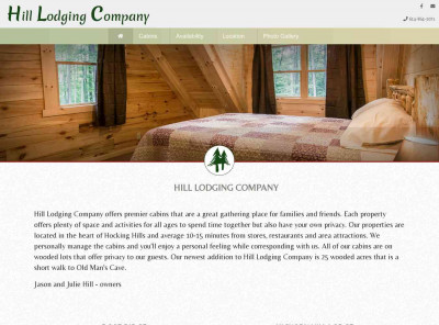Hill Lodging Company - Hocking Hills Ohio Hill Lodging Company - Hocking Hills Ohio