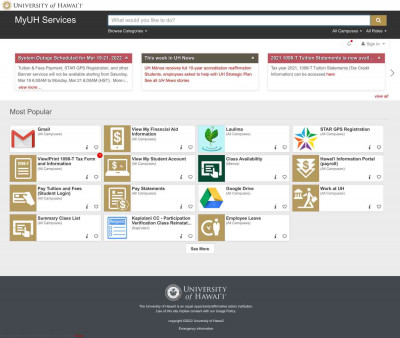 MyUH Services | All Campuses MyUH Services | All Campuses