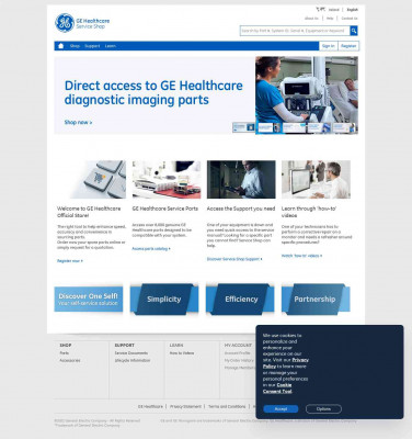 Welcome to Service Shop GE Healthcare – Support Platform ... Welcome to Service Shop GE Healthcare – Support Platform ...