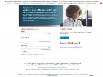 Login to your account - COMS Login to your account - COMS