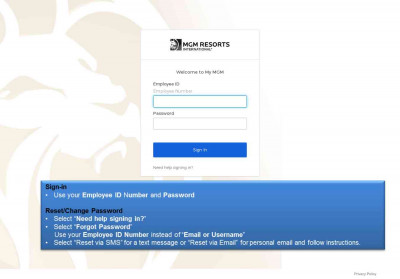 ESS Login - MGM Resorts ESS Login - MGM Resorts