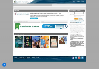 B&T TS360 - Login - Baker & Taylor 360 B&T TS360 - Login - Baker & Taylor 360