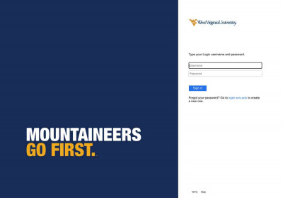 Sign In - West Virginia University Sign In - West Virginia University