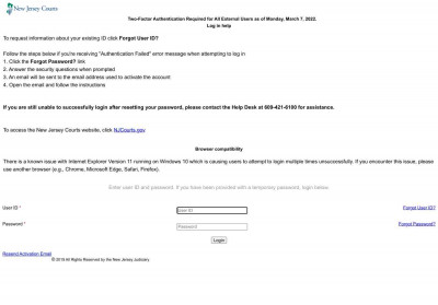 Welcome to NJMCdirect - NJCourts Online: Login Welcome to NJMCdirect - NJCourts Online: Login