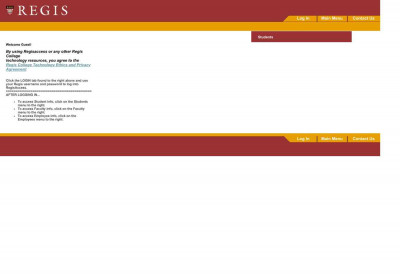 Regis Access Regis Access