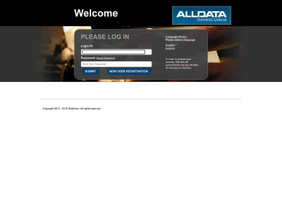 ALLDATA Training Garage ALLDATA Training Garage