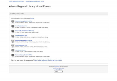 Athens-Clarke County Library Events Athens-Clarke County Library Events