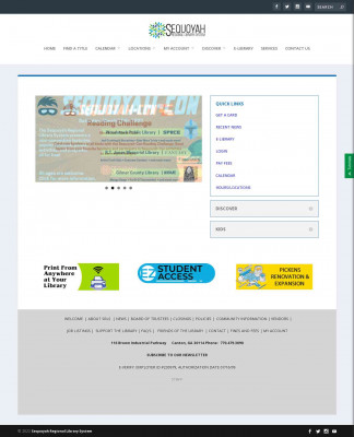 Sequoyah Regional Library System Covering Pickens Gilmer ... Sequoyah Regional Library System Covering Pickens Gilmer ...