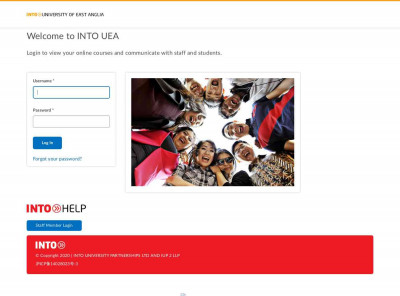 INTO UEA: Login INTO UEA: Login