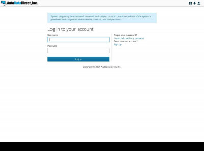 Auto Data Direct - Login Auto Data Direct - Login