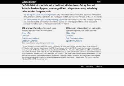 Spectrum (Bright House Networks) SNE - CableLabs Energy ... Spectrum (Bright House Networks) SNE - CableLabs Energy ...