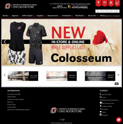 UNO Bookstore: Welcome UNO Bookstore: Welcome