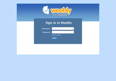 Weebly Login Weebly Login