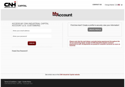 MY ACCOUNT – CNH Industrial Capital MY ACCOUNT – CNH Industrial Capital