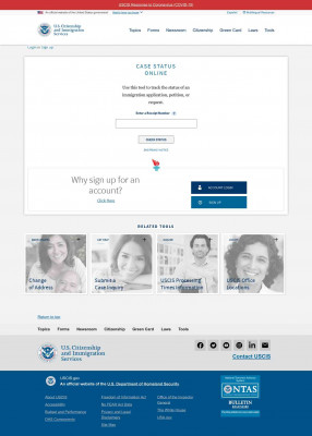 Case Status Online - Sign up - Personal Information Case Status Online - Sign up - Personal Information