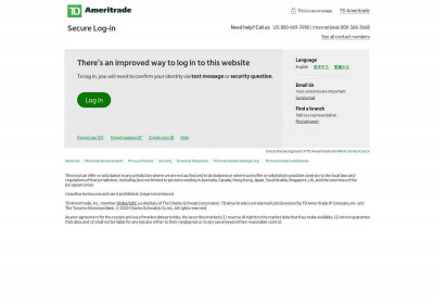 Secure Log-in - TD Ameritrade Login Secure Log-in - TD Ameritrade Login